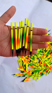 PELAMPUNG PANCING BULU MERAK ORIGINAL 8CM TERLARIS TYPE AC | 10 pcs