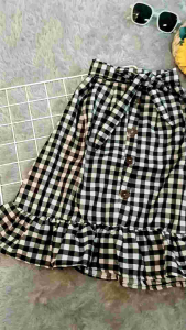 (terlaris) asela skirt 2-10thn size sml/rok kotak/miniskirt