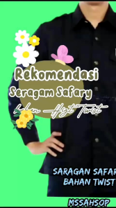 Seragam Safary Hitam & Coklat: Pilihan Tepat untuk Satpam & Sopir