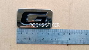 Emblem Logo G Mobil INNOVA Warna Chrome Lengkap Dengan Perekat
