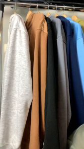 JAKET SWEATER HOODIE POLOS PRIA WANITA BAHAN TEBAL GRAMASI 280