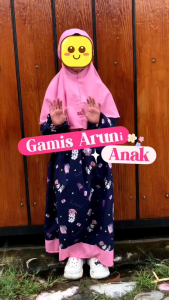 Gamis anak busana muslim anak gamis Aruni SERIES 0 BULAN-10 TAHUN
