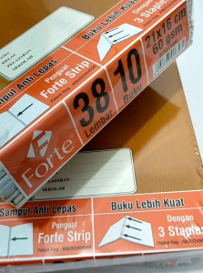 1 Pak Buku Tulis Kraft 38 Lembar Forte (ISI 10 BUKU) / Buku Tulis Kwarto Sampul Coklat Dan Karakter
