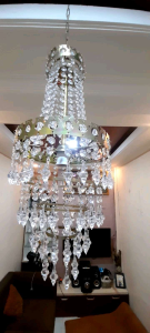 Lampu gantung mewah ruang tamu / lampu hias dekorasi pelaminan pesta