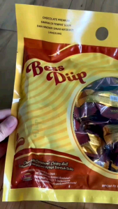 Bess Diip Cokelat Compound Krispi Bentuk Bola isi 40 Pcs