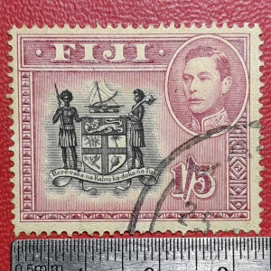 Koleksi Prangko kuno Fiji klasik 1/5 D king george 1938-1955