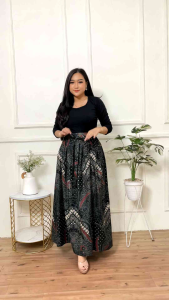 ROK PANJANG MAYUNG KATUN MOTIF BATIK READY SERAGAM 30 MOTIF/WARNA NVB2345987