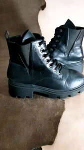 Sepatu Kulit Boots No Brand size 41🔥
