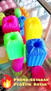 PROMO HARGA ISI 12 BIJI CETAKAN KUE PUTU AYU APEM PUDING LAPIS MOTIF KOTAK BAHAN PLASTIK