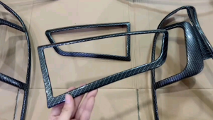 Paket Garnish Depan Belakang Outer Handle Tank Cover Grand All New Avanza Xenia Veloz 2015 2017 Carbon