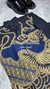 Kemeja batik slimfit premium MOTIF SAMANTA bahan katun lapis furing