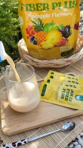 JOLLY FIBER โจลลี่ไฟเบอร์ สูตร สับปะรด 1 ห่อ 30 ซอง