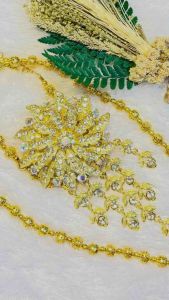 Kalung bros jurai besar permata 2in1 terbaru/kalung bros/kalung bros kebaya