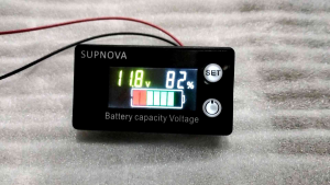 วัดสถานะแบตเตอรี่ DC 8V-72V Monitor หน้าจอ LCD ดิจิตอลใช้งานง่าย ปรับได้หลายโหมด