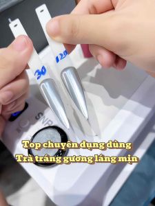 Top chà tráng gương Vendeeni siêu sáng 15ml - Gel top chuyên dụng cho kỹ thuật tráng gương bám bột tốt bóng mịn