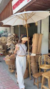 Pao pao set ชุดเซ็ทผ้าฝ้ายผู้หญิง เสื้อสายเดี่ยว