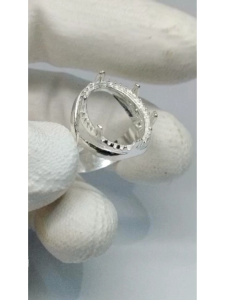 🇲🇾◆B23 ★Ring Casting For DIY ★Sarung Cincin ★Silver 925 ★①15x19mm ②14x20mm