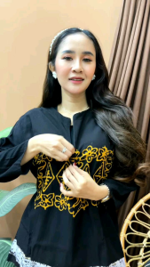 stelan batik abstrak pekalongan rayon premium pakaian wanita perempuan girl