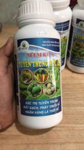 Tuyến trùng hữu cơ Nem Kill đặc trị tuyến trùng rễ. chai 500ml. đất sạch phát triển rễ ngăn vàng lá thối rễ