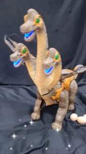 สินค้าขายดี! No.929a(ไดโนเสาร์)ไดโนเสาร์คอยาว 3 หัว มีปีก เดินได้ ปีนขยับได้ ออกไข่ได้ ตัวใหญ่(ไดโนเสาร์)่ (lmyjo10)
