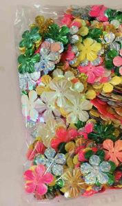 Sỉ bịch 500g 1kg hoa thiếc 5 cánh nhiều màu làm hoa làm cây trang trí phụ kiện thủ công handmade tiện lợi