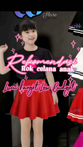 Rok mini Anak Rok Olahraga Rok Style Korea Terbaru Rok Bawahan Anak Untuk Usia 2-10tahun