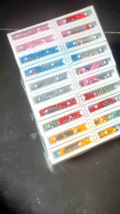 50pcs souvenir tasbih bening mini kemas mika motif