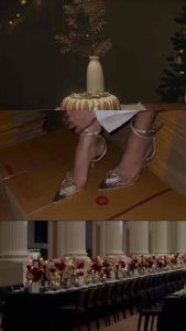 My Heart รองเท้าส้นสูงแบบใส - พันข้อ ออกงาน เจ้าสาว สูง 4 นิ้ว