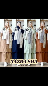 (x8) GAGIL GHANIA ARDIANA  Baju Setelan Rok Wanita Muslimah Ghaniya Set By Gagil. Nazra Sha