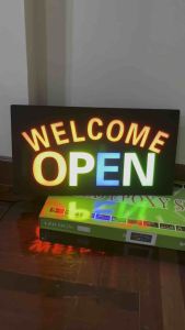 ป้ายไฟ 398บาท - ป้ายไฟร้าน, ป้ายไฟวิ่ง, ป้ายไฟตัวอักษร, ป้ายไฟLED, ป้ายไฟWELCOME OPEN
