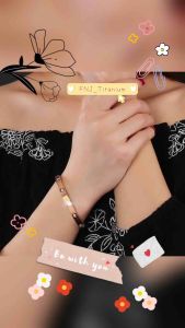 [COD] GELANG WANITA SLIM DIAMOND REALPIC