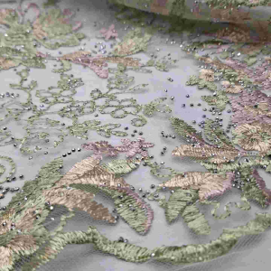 TILLE BORDIR MOTIF TERBARU ( HARGA PER SETENGAH METER 1/2M )COD