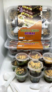 12 box desert dubai pistacio kunafa plus sendok / coklat dubai desert pistacio kunafa eceran 2rban / coklat viral / jajanan anak sekolah/ jajanan viral