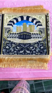 Sejadah Mini 4Segi \Kubah Panjang Memang Murah\Size 35X35CM \Ready Stock