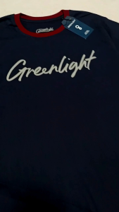Kaos Distro Greenlight Ariel Free Stiker Men Basic Tee 0115 Baju Tshirt Pria Oblong Cowok Keren Motif Simple