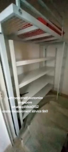 Loft bed with shelf customize singapore /helper room/bomb shelter/unity/smaller room