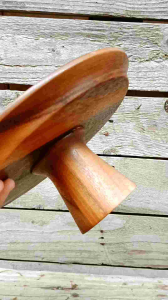 พานไม้ 10 นิ้ว พานไม้ฉำฉา หิ้งพระ พานวางของ พานวางเค้ก พานวางขนม พานวางดอกไม้ พานวางพระ พานวางของบูชา พิเศษ สำหรับการฉีด พานไม้ พื้นที่ สำหรับการฉีดสวยทุกวัย