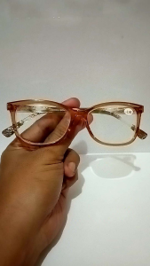 Kacamata Minus Rabun Jauh Cat Eye Horn Untuk Pria dan Wanita