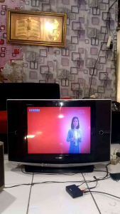 MESIN TV SHARP ALEXANDER SLIM 21 IN TIPE CRT 6224/6226 UNTUK EW NORMAL SUDAH LULUS TES TINGGAL PASANG SAJA