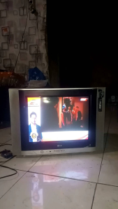 MESIN TV LG FLAT FLATRON SEMI 21 IN NORMAL SUDAH LULUS TES