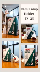 Fitting Lampu Flexible Itami FS-25 E27 Saklar On Off / Lamp Holder Converter BAGUS BERKUALITAS
