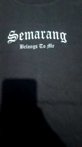 T-SHIRT SEMARANG BELONGS TO ME 1932 ( SABLON DTF )