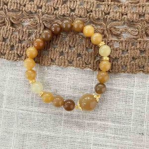 Toffee Tone Sugar Jade Bracelet 马拉得色系糖玉手串