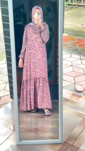 nana dress by journeyscarves matterial kringkle premium