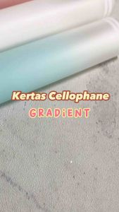 [1 PACK 20 LEMBAR] KERTAS BUNGA CELLOPHANE GRADIENT GRADASI GRADIASI KERTAS WRAP WARNA SEMBUR KERTAS KOREA STYLE BUKET BUNGA KOREAN DIY FLORIST FLOWER WRAPPING PAPER