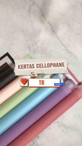[1 PACK 20 LEMBAR] TB KERTAS BUNGA CELLOPHANE TB LINE LIST TRAWANG TRANSPARANT FULL COLOR INSIDE KERTAS WRAP WARNA SEMBUR KERTAS KOREA STYLE BUKET BUNGA KOREAN DIY FLORIST FLOWER WRAPPING PAPER