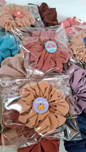 Souvenir Pernikahan Scrunchie/ Paket 50pcs Souvenir Pernikahan/ Scrunchie Souvenir
