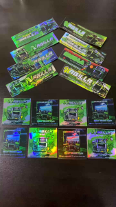 UPDATE STICKER BUS NABILA 16 PCS HOLOGRAM ASLI UNIT