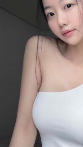 GRACE Atasan Jersey Crop Top Jersey One Shoulder Tangan Pendek 014