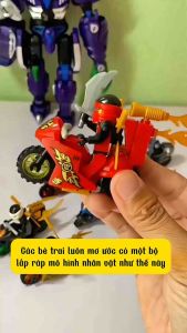 Đồ chơi lắp ráp mô hình 8 Ninjago và 8 xe máy kèm phụ kiện - Đồ chơi lắp ráp mô hình nhân vật cho bé Toy